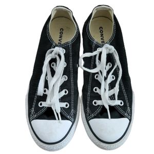 Converse Unisex-Child Chuck Taylor All Star Low Top Kids Sneaker Black S…